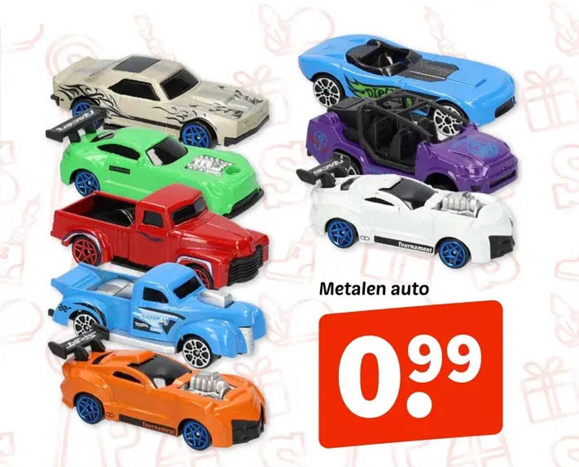 Metalen auto