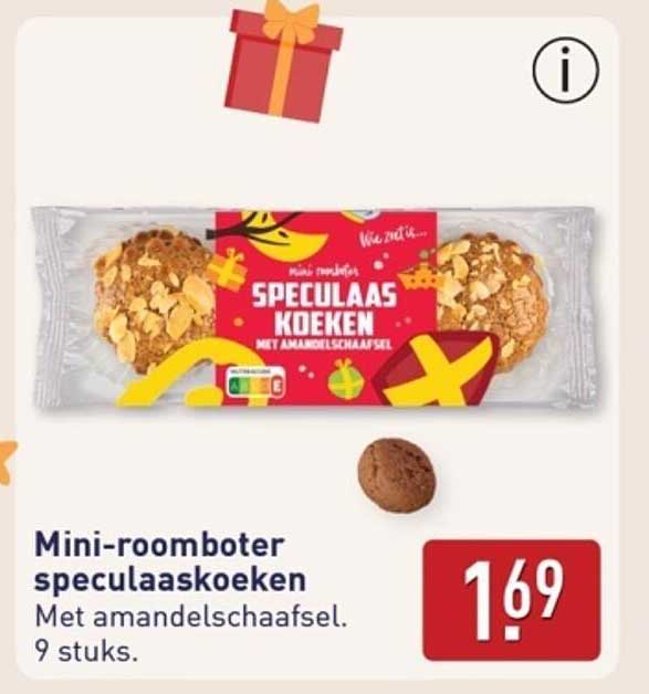 Mini-roomboter speculaaskoeken