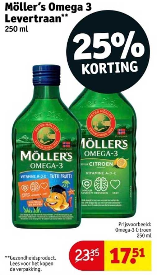 Möller’s Omega 3 Levertraan 250 ml