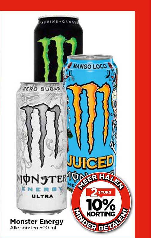Monster Energy - Alle soorten 500 ml