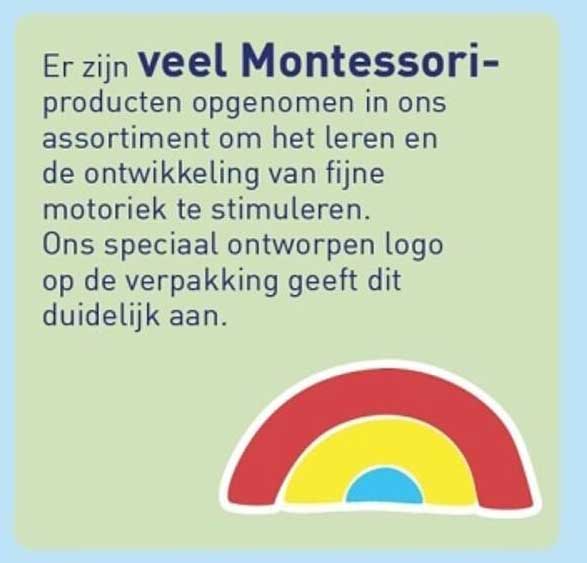 Montessori-producten voor motorische ontwikkeling
