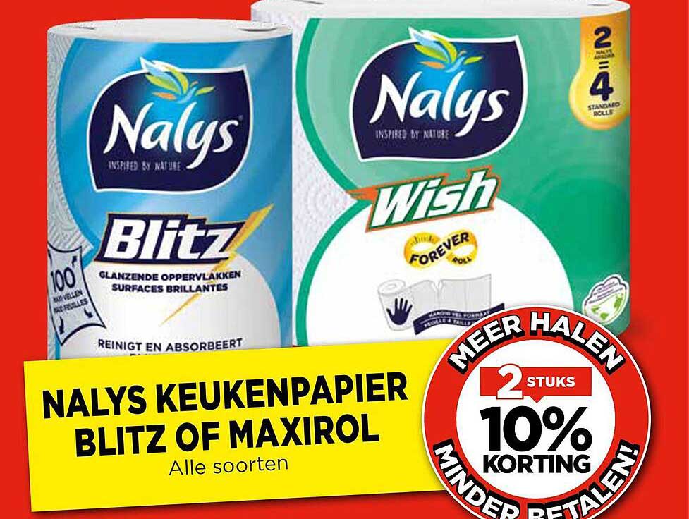 NALYS KEUKENPAPIER BLITZ OF MAXIROL