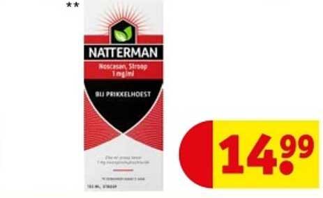 Natterman Noccasan, Sirop 1 mg/ml