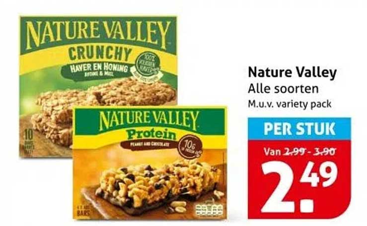 Nature Valley Alle soorten M.u.v. variety pack