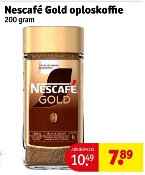 Nescafé Gold oploskoffie 200 gram