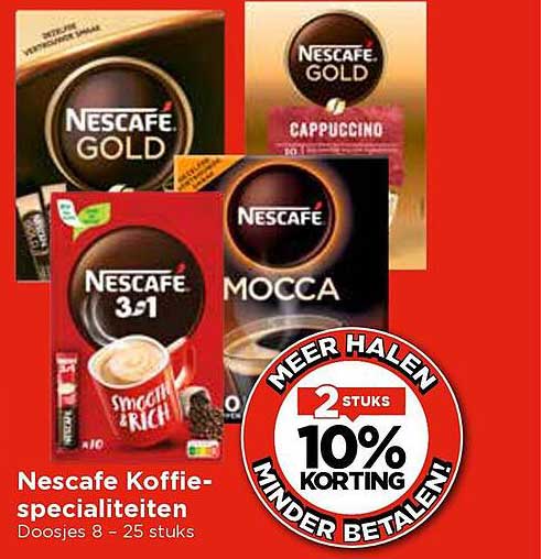 Nescafe Koffie-specialiteiten Doosjes 8 - 25 stuks