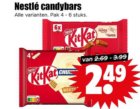 Nestlé candybars
