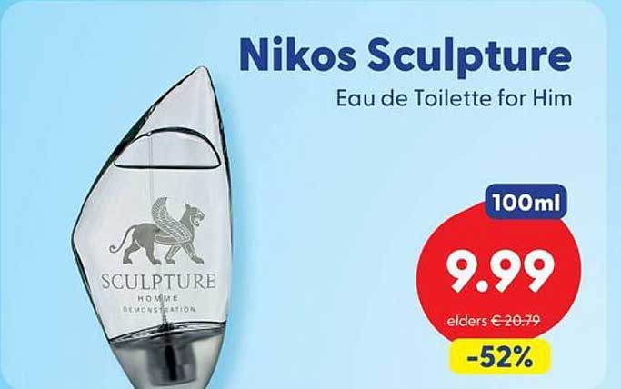 Nikos Sculpture Eau de Toilette for Him 100ml