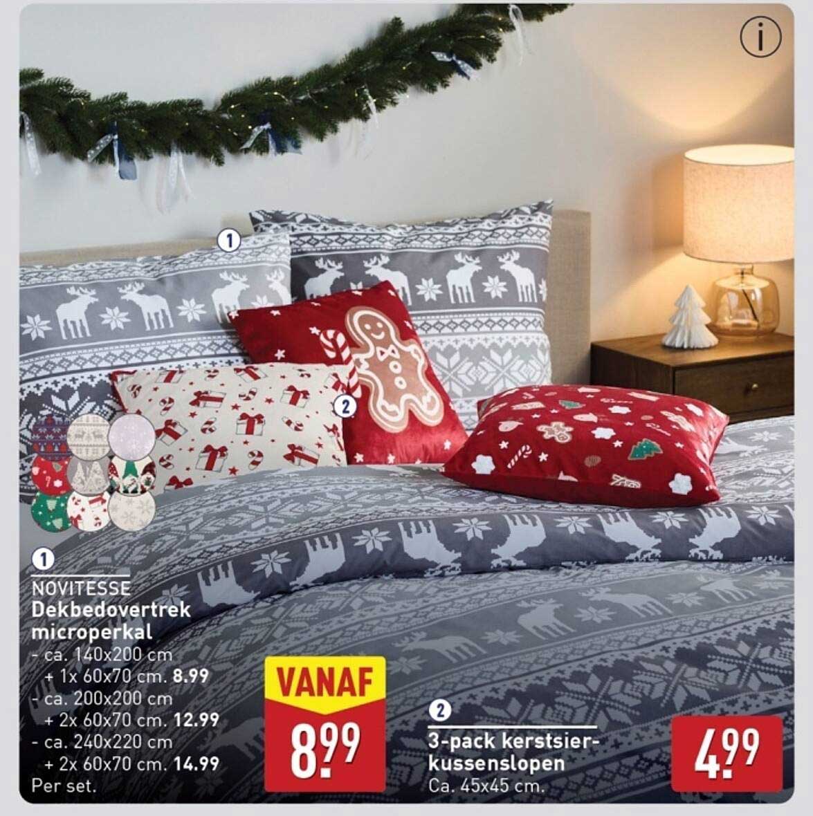 NOVITESSE Dekbedovertrek microperkal