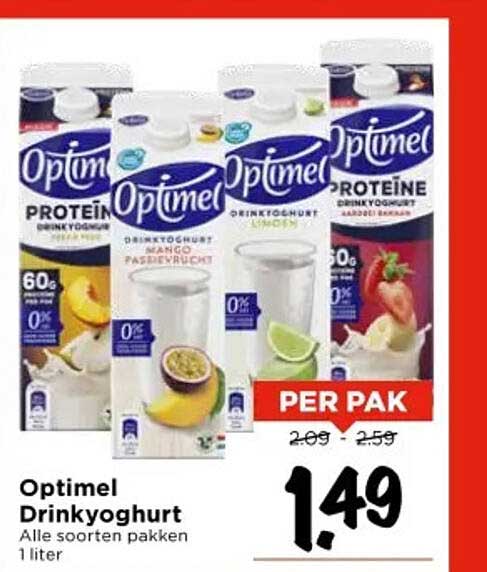 Optimel Drinkyoghurt 1 liter