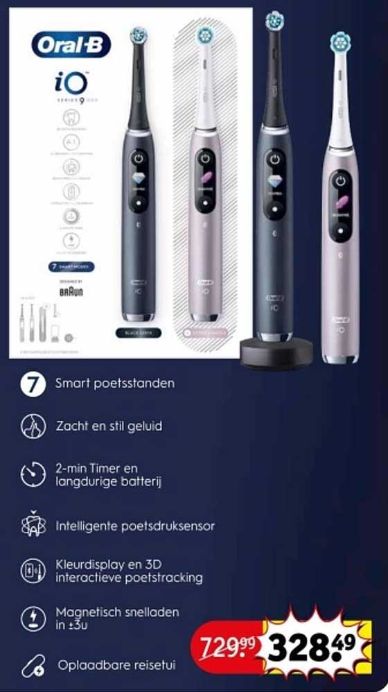 Oral-B iO Series 9 - Was 729,99 nu voor 328,49