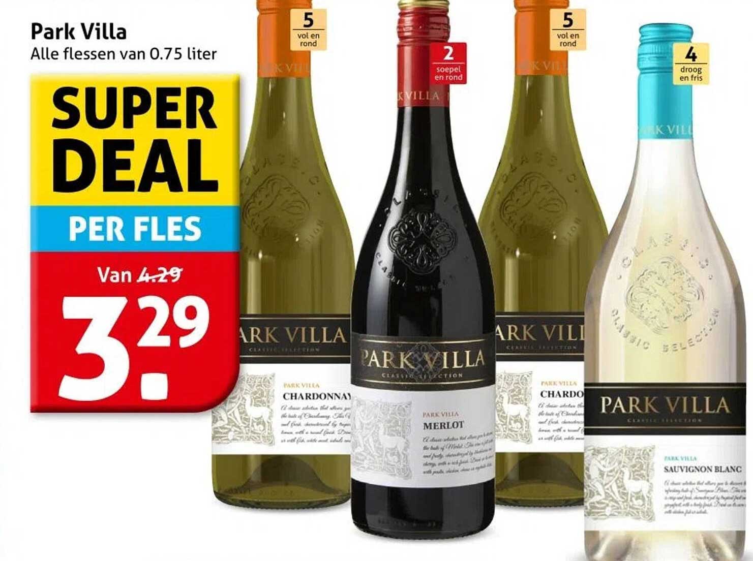 Park Villa - Alle flessen van 0.75 liter