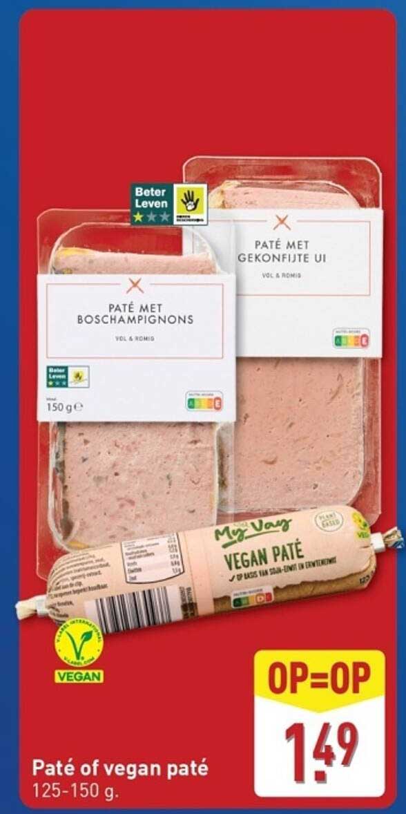 Paté of vegan paté 125-150 g.