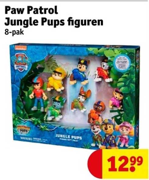 Paw Patrol Jungle Pups figuren 8-pak