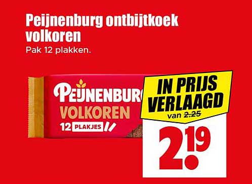 Peijnenburg ontbijtkoek volkoren