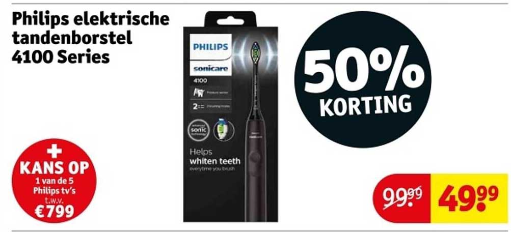 Philips elektrische tandenborstel 4100 Series