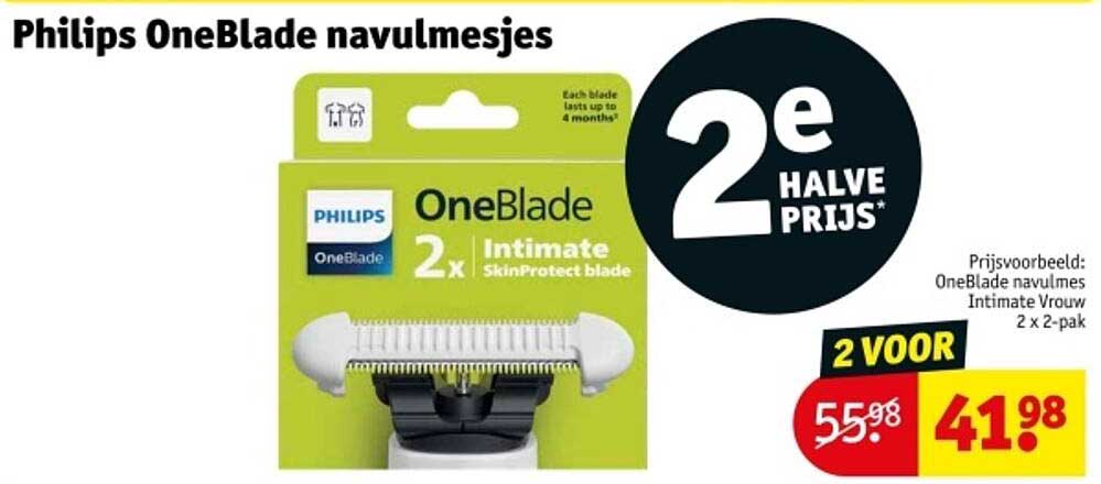 Philips OneBlade navulmesjes