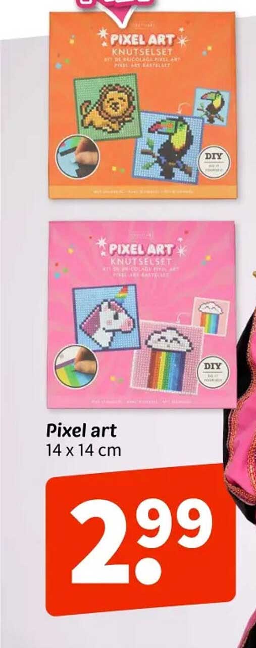 Pixel art knutselset