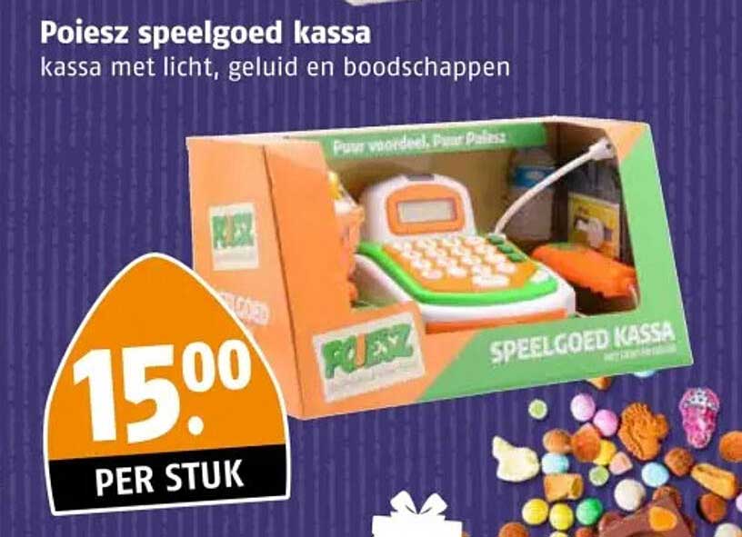 Poiesz speelgoed kassa
