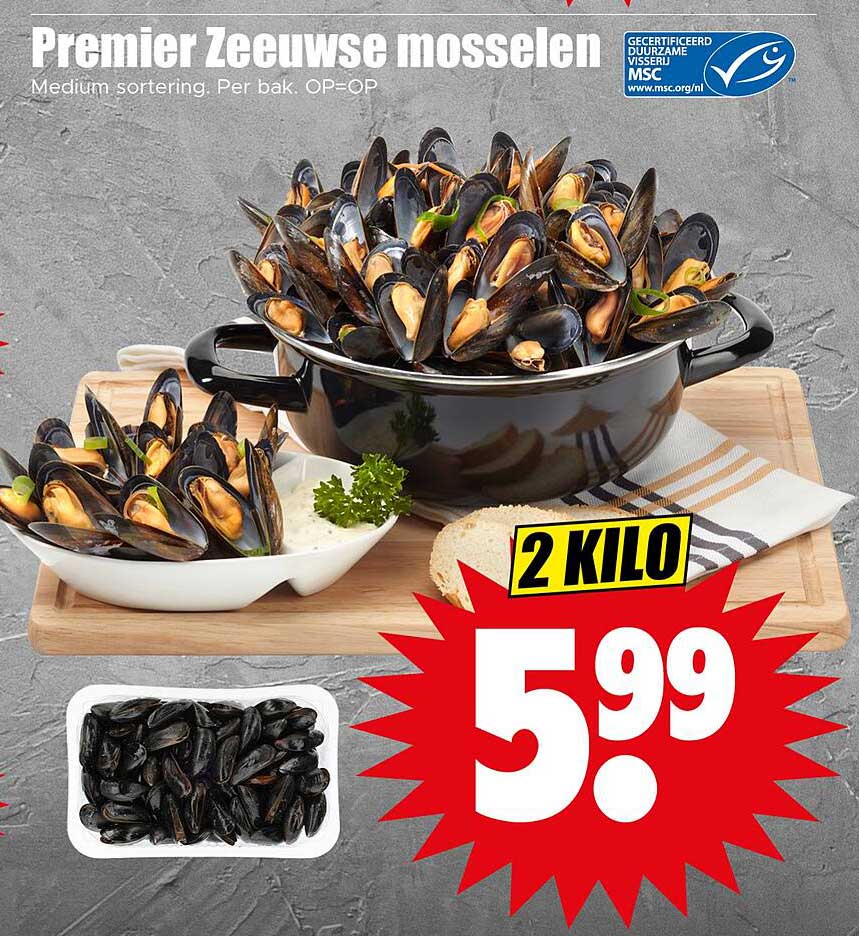 Premier Zeeuwse mosselen
