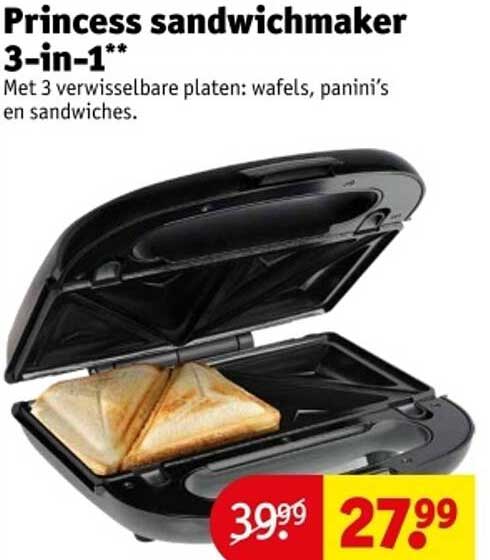 Princess sandwichmaker 3-in-1**