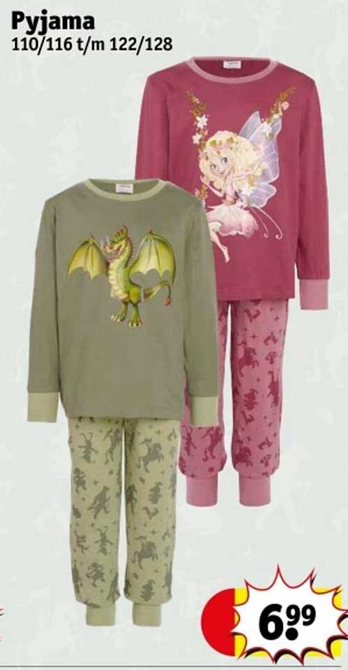Pyjama 110/116 t/m 122/128