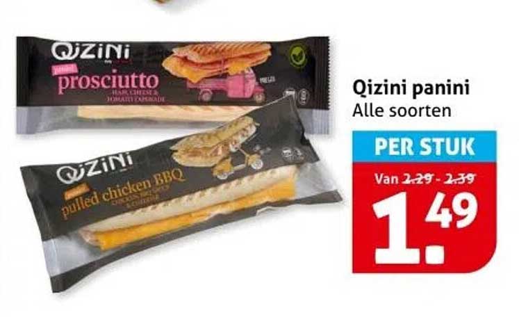 Qizini panini Alle soorten