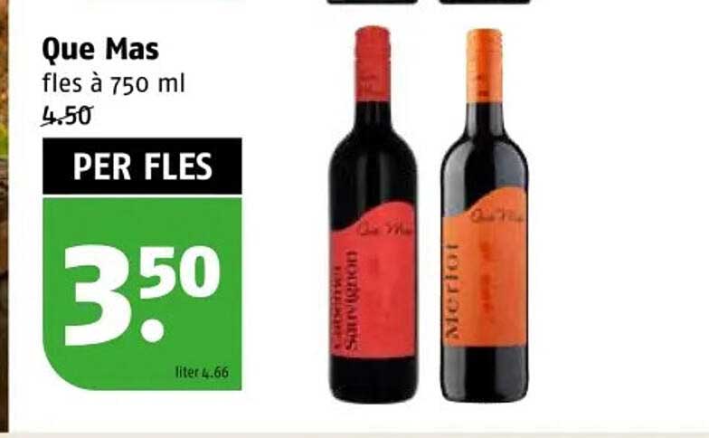 Que Mas fles à 750 ml