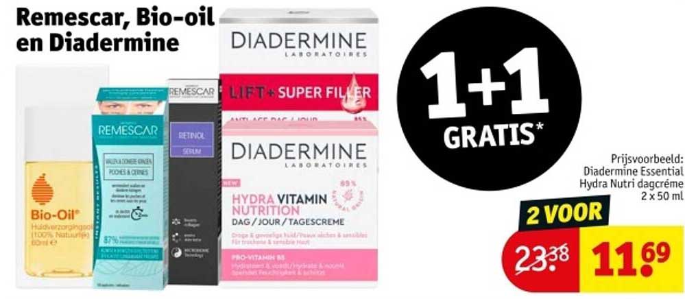 Remescar, Bio-oil en Diadermine