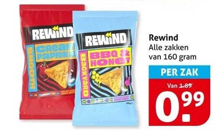 Rewind Alle zakken van 160 gram