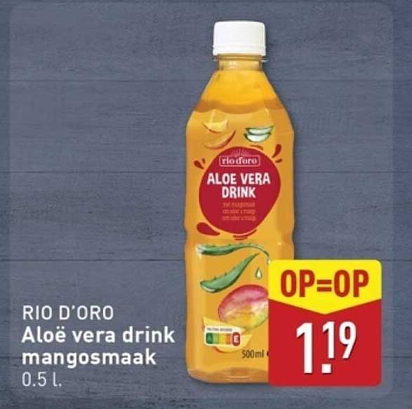 RIO D’ORO Aloe vera drink mangosmaak 0.5 l