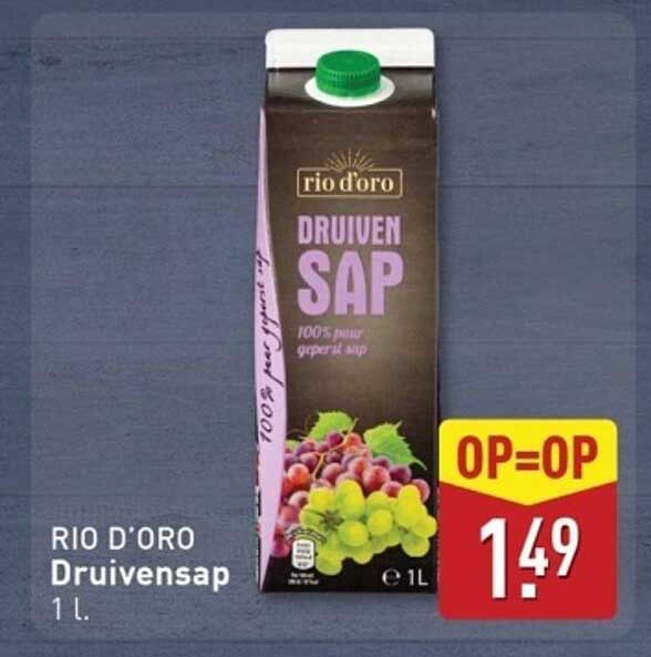 RIO D'ORO Druivensap 1 L