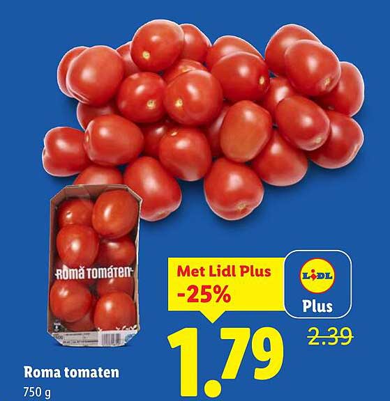 Roma tomaten 750 g