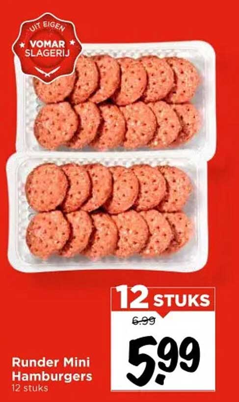 Runder Mini Hamburgers