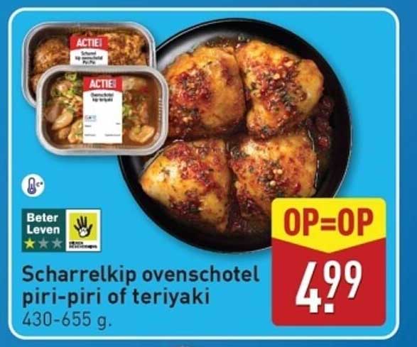 Scharrelkip ovenschotel piri-piri of teriyaki 430-655 g.