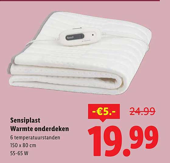 Sensiplast Warmte onderdeken