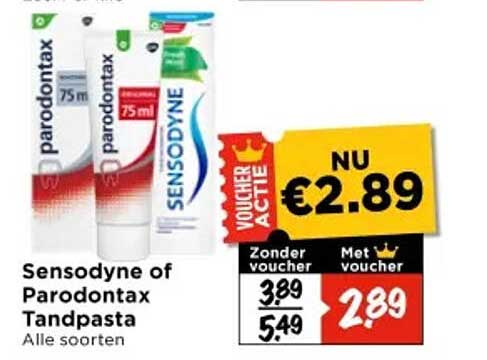 Sensodyne of Parodontax Tandpasta 75ml