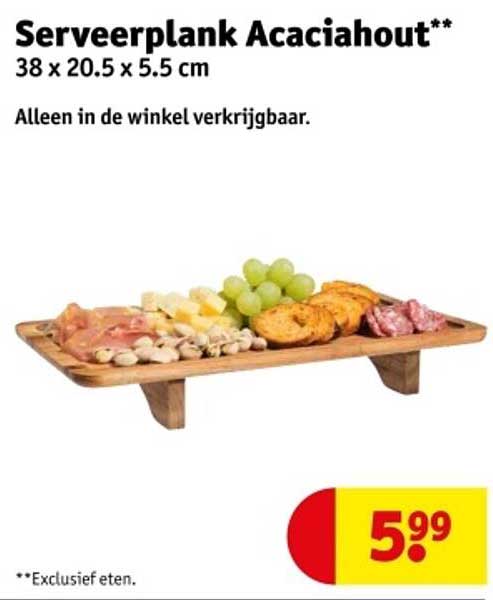 Serveerplank Acaciahout