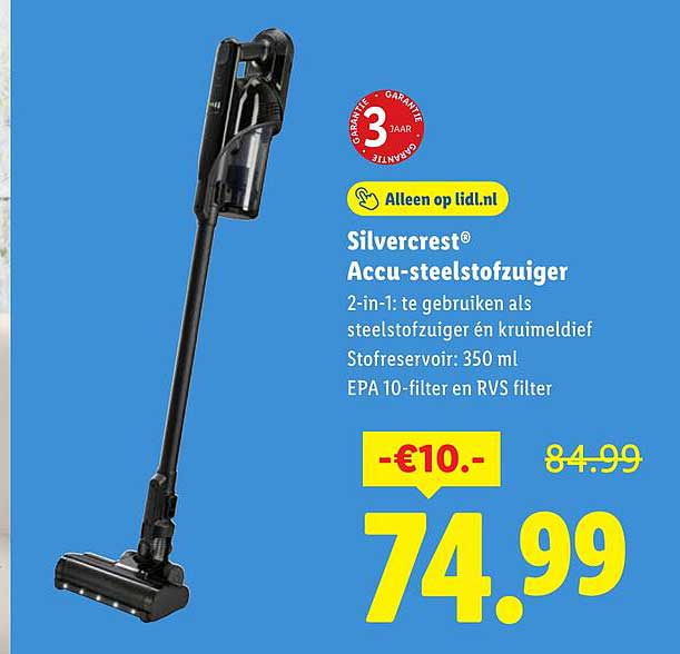 Silvercrest® Accu-steelstofzuiger