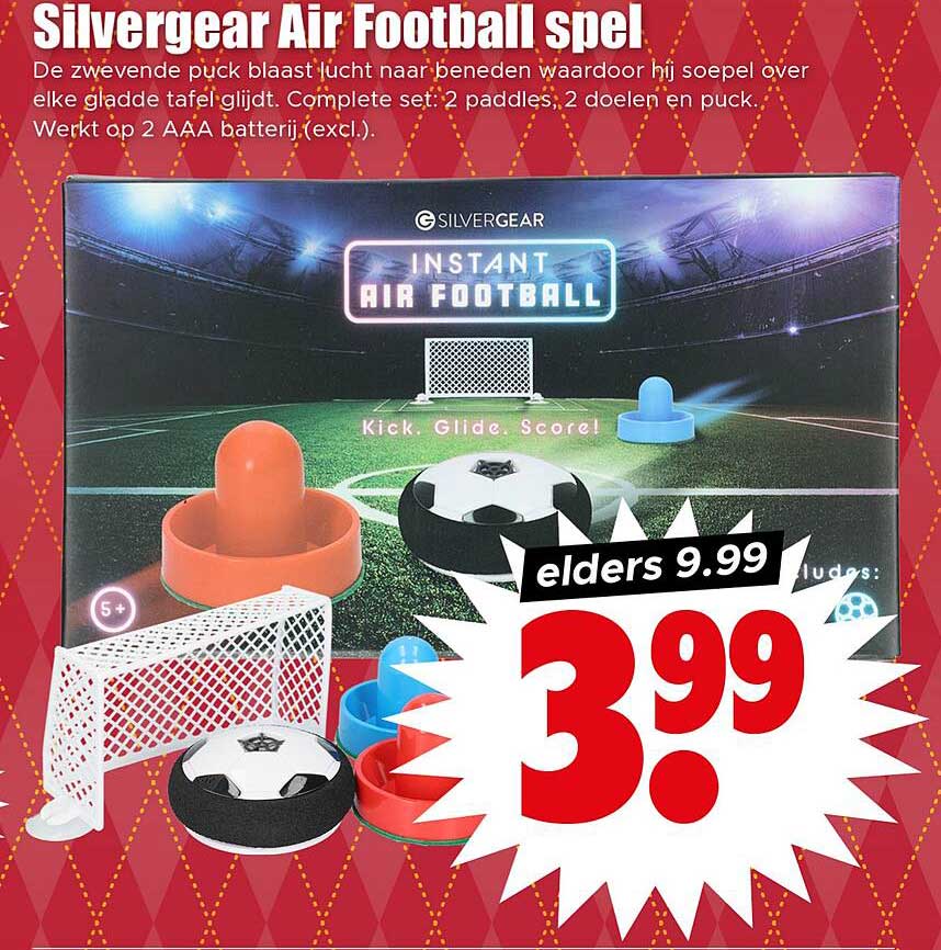 Silvergear Air Football spel