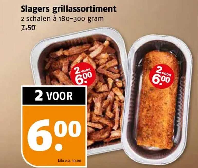 Slagers grillassortiment