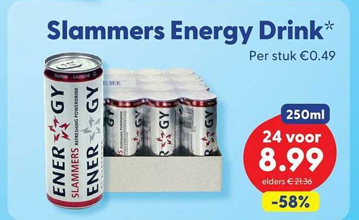 Slammers Energy Drink