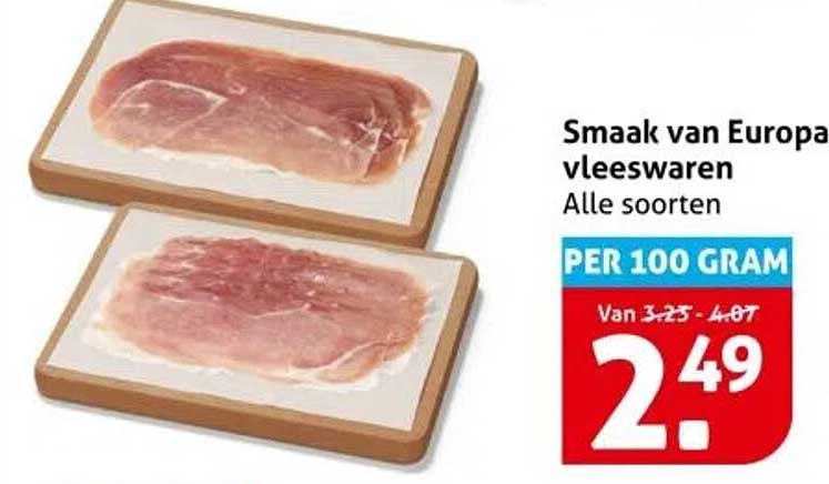 Smaak van Europa vleeswaren