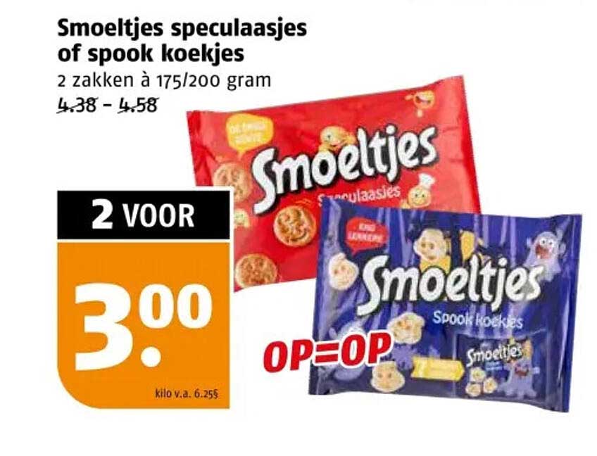 Smoeltjes speculaasjes of spook koekjes