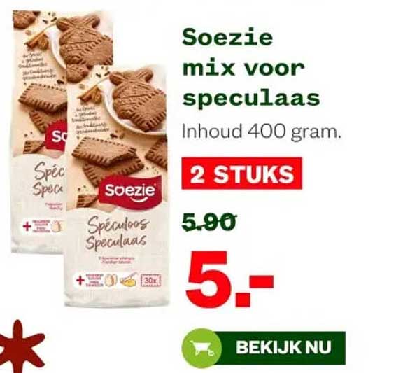Soezie mix voor speculaas