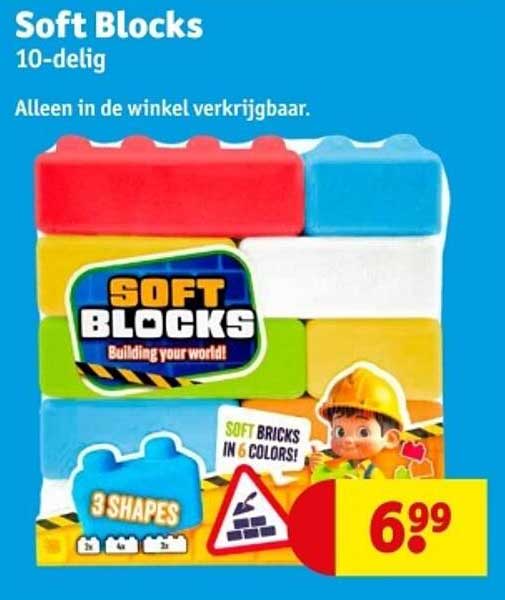 Soft Blocks 10-delig