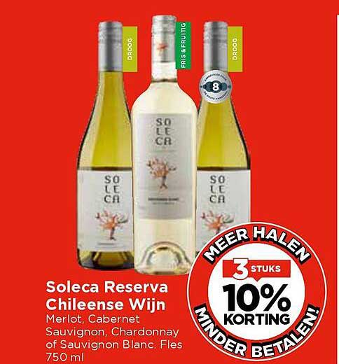 Soleca Reserva Chileense Wijn