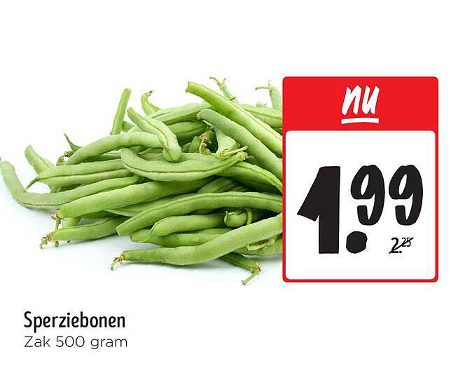 Sperziebonen Zak 500 gram
