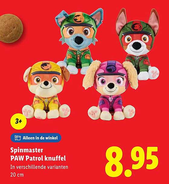 Spinmaster PAW Patrol knuffel