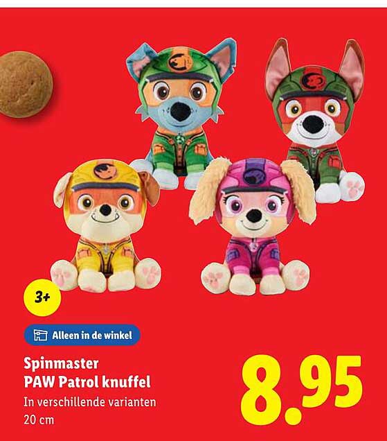Spinmaster PAW Patrol knuffel